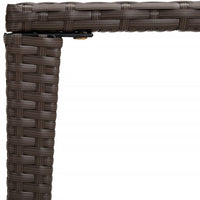 Thumbnail for Garten-Satztische 3 Stk. Braun Poly Rattan