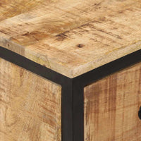 Thumbnail for Sideboards 2 Stk. 70x35x70 cm Raues Mango Massivholz