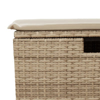 Thumbnail for 4-tlg. Garten-Sofagarnitur mit Kissen Beige Poly Rattan