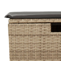 Thumbnail for 6-tlg. Garten-Sofagarnitur mit Kissen Beige Poly Rattan