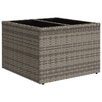 Thumbnail for 6-tlg. Garten-Sofagarnitur mit Kissen Grau Poly Rattan