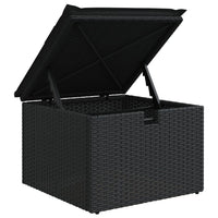 Thumbnail for 8-tlg. Garten-Sofagarnitur mit Kissen Schwarz Poly Rattan