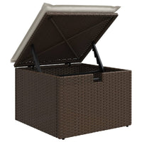 Thumbnail for 8-tlg. Garten-Sofagarnitur mit Kissen Braun Poly Rattan