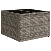 Thumbnail for 9-tlg. Garten-Sofagarnitur mit Kissen Grau Poly Rattan
