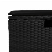 Thumbnail for 6-tlg. Garten-Sofagarnitur mit Kissen Schwarz Poly Rattan