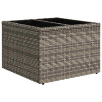 Thumbnail for 8-tlg. Garten-Sofagarnitur mit Kissen Grau Poly Rattan