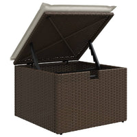 Thumbnail for 6-tlg. Garten-Sofagarnitur mit Kissen Braun Poly Rattan