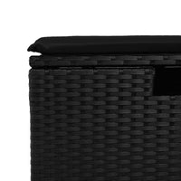 Thumbnail for 6-tlg. Garten-Sofagarnitur mit Kissen Schwarz Poly Rattan