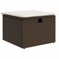 Thumbnail for 6-tlg. Garten-Sofagarnitur mit Kissen Braun Poly Rattan