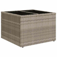 Thumbnail for 9-tlg. Garten-Sofagarnitur mit Kissen Hellgrau Poly Rattan