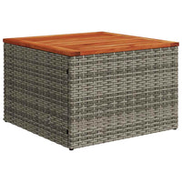 Thumbnail for 8-tlg. Garten-Sofagarnitur mit Kissen Grau Poly Rattan