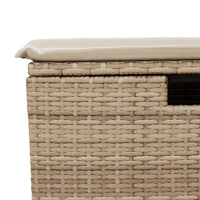 Thumbnail for 6-tlg. Garten-Sofagarnitur mit Kissen Beige Poly Rattan
