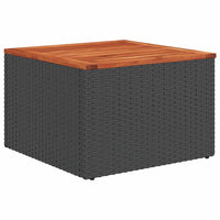 Thumbnail for 8-tlg. Garten-Sofagarnitur mit Kissen Schwarz Poly Rattan