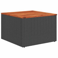 Thumbnail for 9-tlg. Garten-Sofagarnitur mit Kissen Schwarz Poly Rattan