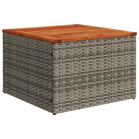 Thumbnail for 6-tlg. Garten-Sofagarnitur mit Kissen Grau Poly Rattan