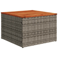 Thumbnail for 6-tlg. Garten-Sofagarnitur mit Kissen Grau Poly Rattan