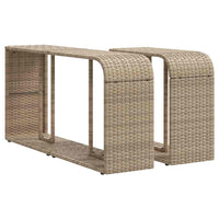 Thumbnail for 11-tlg. Garten-Sofagarnitur mit Kissen Beige Poly Rattan