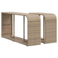 Thumbnail for 11-tlg. Garten-Sofagarnitur mit Kissen Beige Poly Rattan