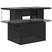 Thumbnail for 5-tlg. Garten-Sofagarnitur mit Kissen Schwarz Poly Rattan
