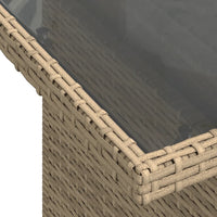Thumbnail for 5-tlg. Garten-Sofagarnitur mit Kissen Beige Poly Rattan