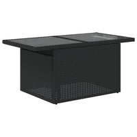 Thumbnail for 6-tlg. Garten-Sofagarnitur mit Kissen Schwarz Poly Rattan