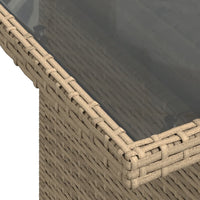 Thumbnail for 6-tlg. Garten-Sofagarnitur mit Kissen Beige Poly Rattan