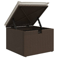 Thumbnail for 6-tlg. Garten-Sofagarnitur mit Kissen Braun Poly Rattan