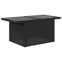 Thumbnail for 6-tlg. Garten-Sofagarnitur mit Kissen Schwarz Poly Rattan
