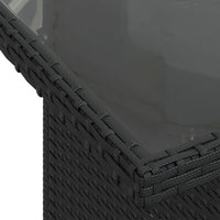 Thumbnail for 6-tlg. Garten-Sofagarnitur mit Kissen Schwarz Poly Rattan