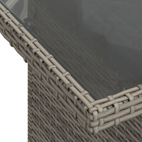 Thumbnail for 6-tlg. Garten-Sofagarnitur mit Kissen Grau Poly Rattan