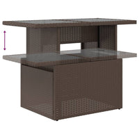 Thumbnail for 6-tlg. Garten-Sofagarnitur mit Kissen Braun Poly Rattan