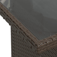 Thumbnail for 6-tlg. Garten-Sofagarnitur mit Kissen Braun Poly Rattan