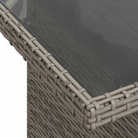Thumbnail for 9-tlg. Garten-Sofagarnitur mit Kissen Grau Poly Rattan