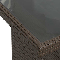 Thumbnail for 9-tlg. Garten-Sofagarnitur mit Kissen Braun Poly Rattan