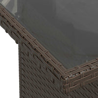 Thumbnail for 5-tlg. Garten-Sofagarnitur mit Kissen Braun Poly Rattan