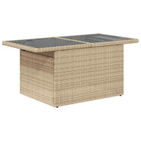 Thumbnail for 6-tlg. Garten-Sofagarnitur mit Kissen Beige Poly Rattan