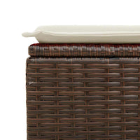 Thumbnail for 6-tlg. Garten-Sofagarnitur mit Kissen Braun Poly Rattan