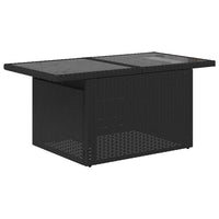 Thumbnail for 8-tlg. Garten-Sofagarnitur mit Kissen Schwarz Poly Rattan