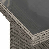 Thumbnail for 6-tlg. Garten-Sofagarnitur mit Kissen Grau Poly Rattan