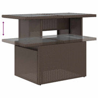 Thumbnail for 6-tlg. Garten-Sofagarnitur mit Kissen Braun Poly Rattan