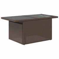 Thumbnail for 7-tlg. Garten-Sofagarnitur mit Kissen Braun Poly Rattan