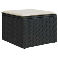 Thumbnail for 8-tlg. Garten-Sofagarnitur mit Kissen Schwarz Poly Rattan