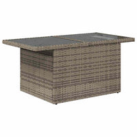 Thumbnail for 8-tlg. Garten-Sofagarnitur mit Kissen Grau Poly Rattan