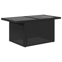 Thumbnail for 7-tlg. Garten-Sofagarnitur mit Kissen Schwarz Poly Rattan