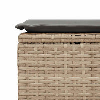 Thumbnail for 6-tlg. Garten-Sofagarnitur mit Kissen Beige Poly Rattan