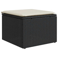 Thumbnail for 8-tlg. Garten-Sofagarnitur mit Kissen Schwarz Poly Rattan