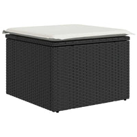 Thumbnail for 6-tlg. Garten-Sofagarnitur mit Kissen Schwarz Poly Rattan