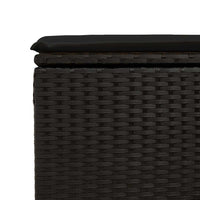 Thumbnail for 6-tlg. Garten-Sofagarnitur mit Kissen Schwarz Poly Rattan