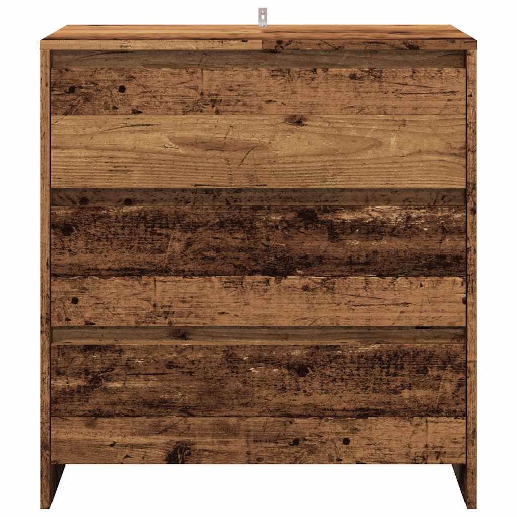 2-tlg. Sideboard Altholz-Optik Holzwerkstoff