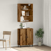 Thumbnail for Sideboard mit Wandschrank Altholz-Optik Holzwerkstoff